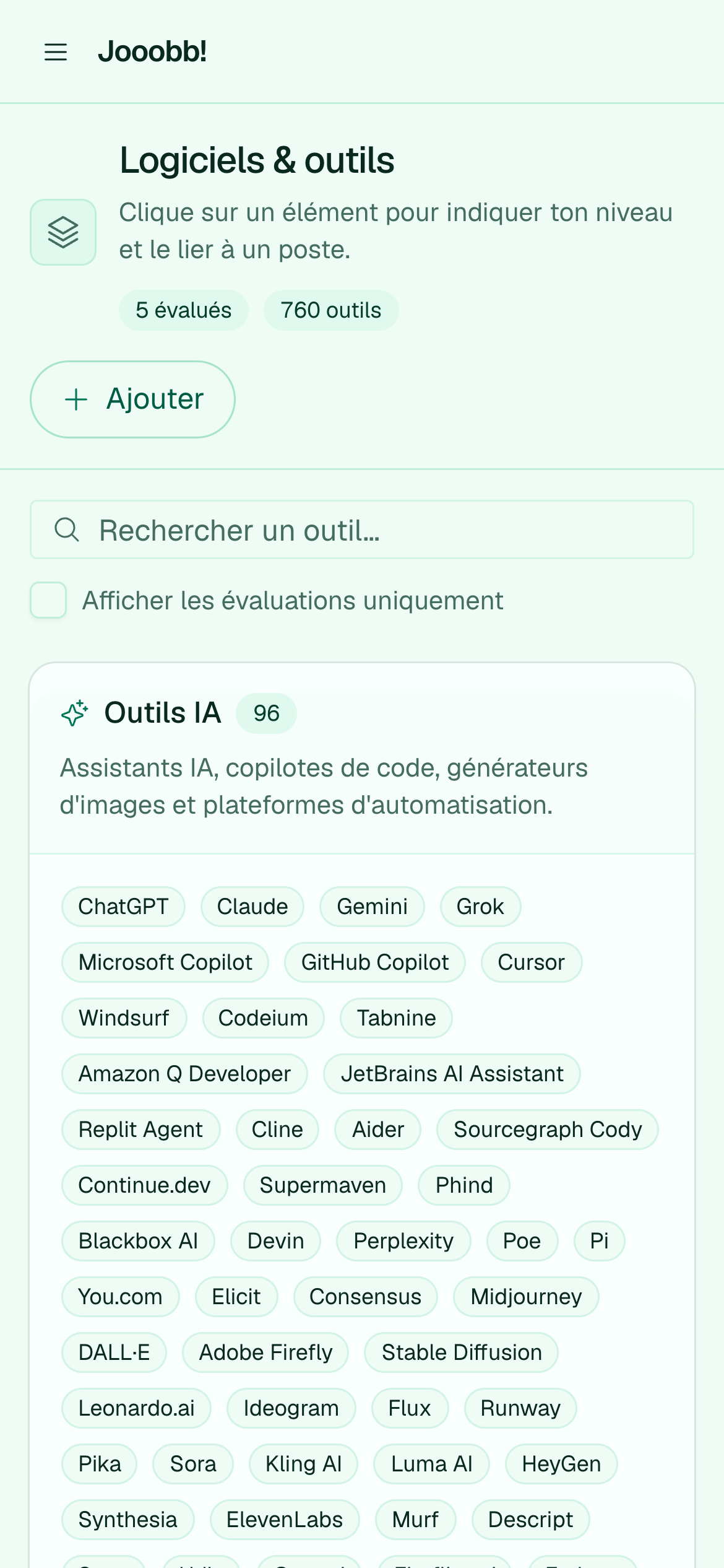Logiciels & outils