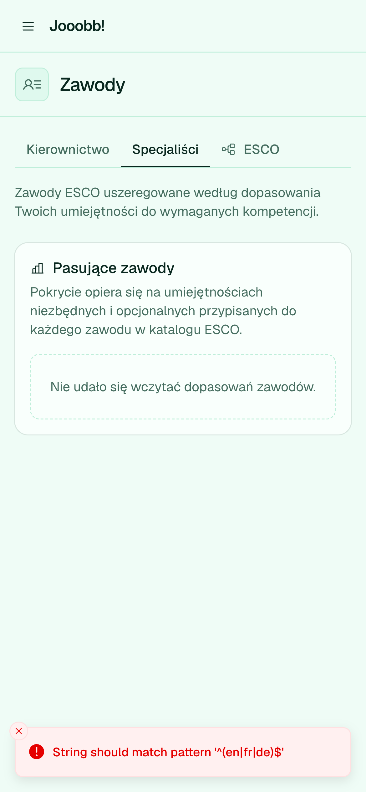 Role zawodowe wnioskowane z doświadczenia
