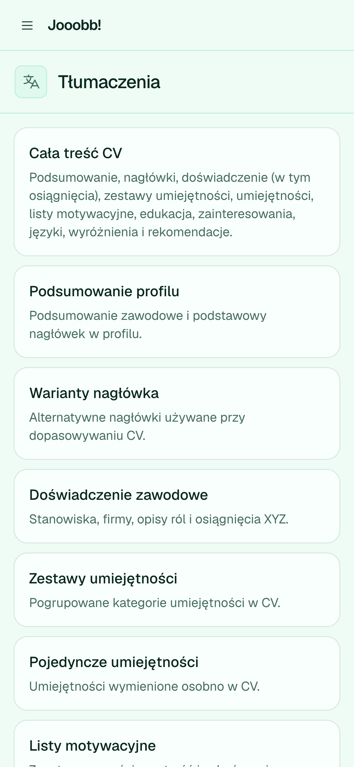 Tłumaczenia